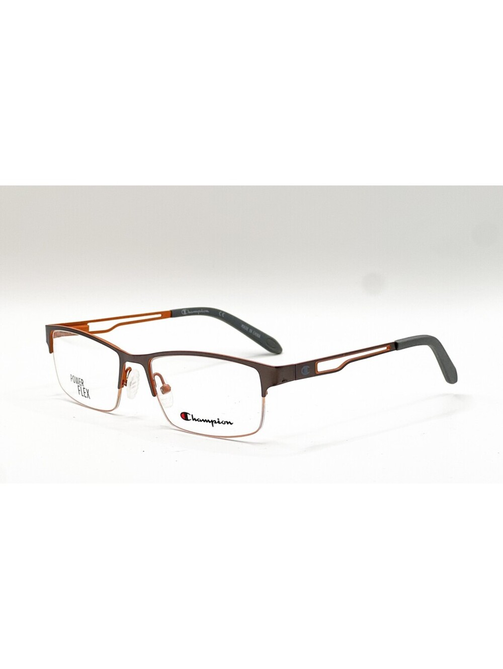Champion CU2006 C03 Orange Gray Full Rim Authentic Eyeglass Frames 53-17